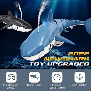 Smart Rc Shark whale Spray Water Toy Remote Controlled Boat