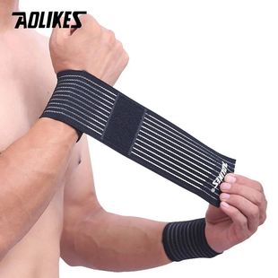 AOLIKES 1PCS Cotton Elastic Bandage Hand Sport Wristband Gym