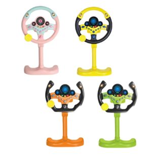 Simulated Steering Wheel for Kids W/Light Music Sounding Toy