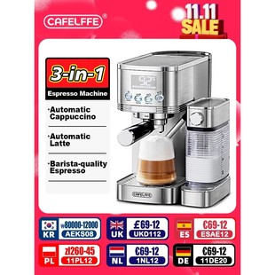 Cafelffe 3in1 Automatic Coffee machine cafeteria Cappuccino