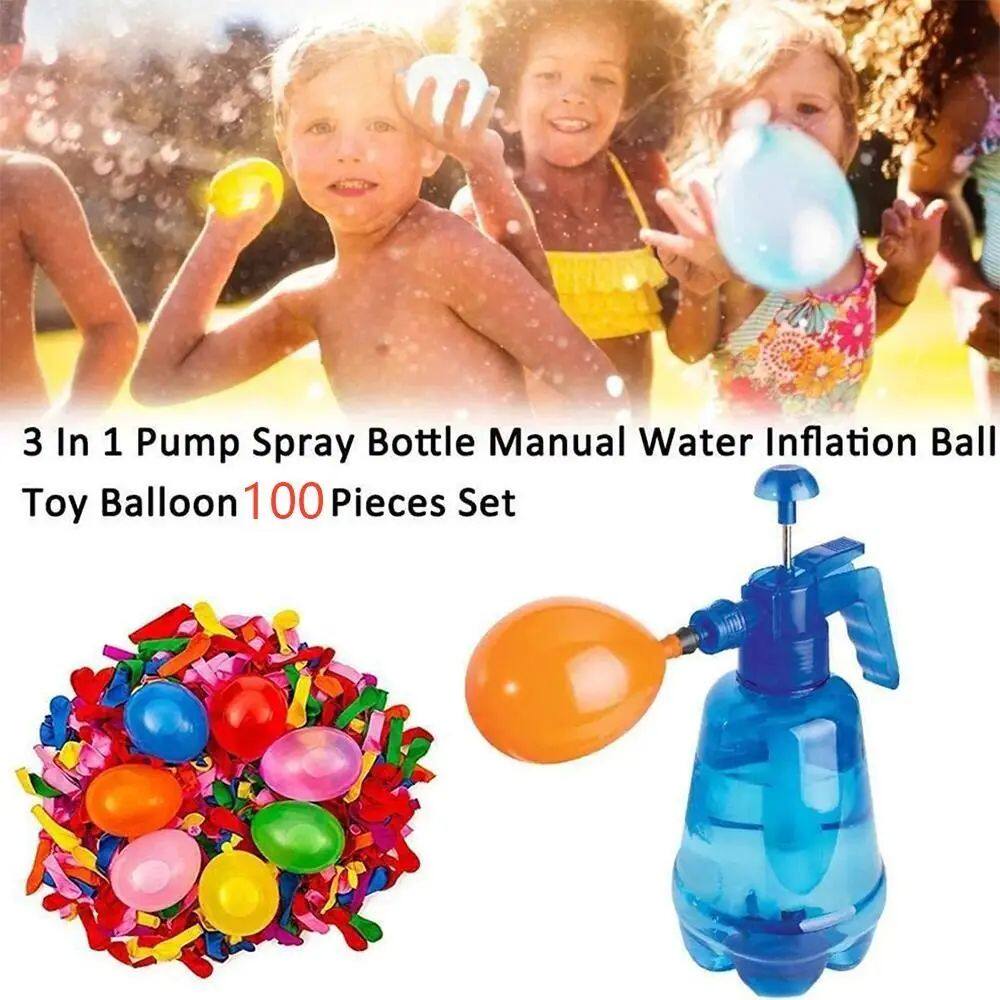 Portable Air Water Bomb Balloon Pump With Balloons For Kids