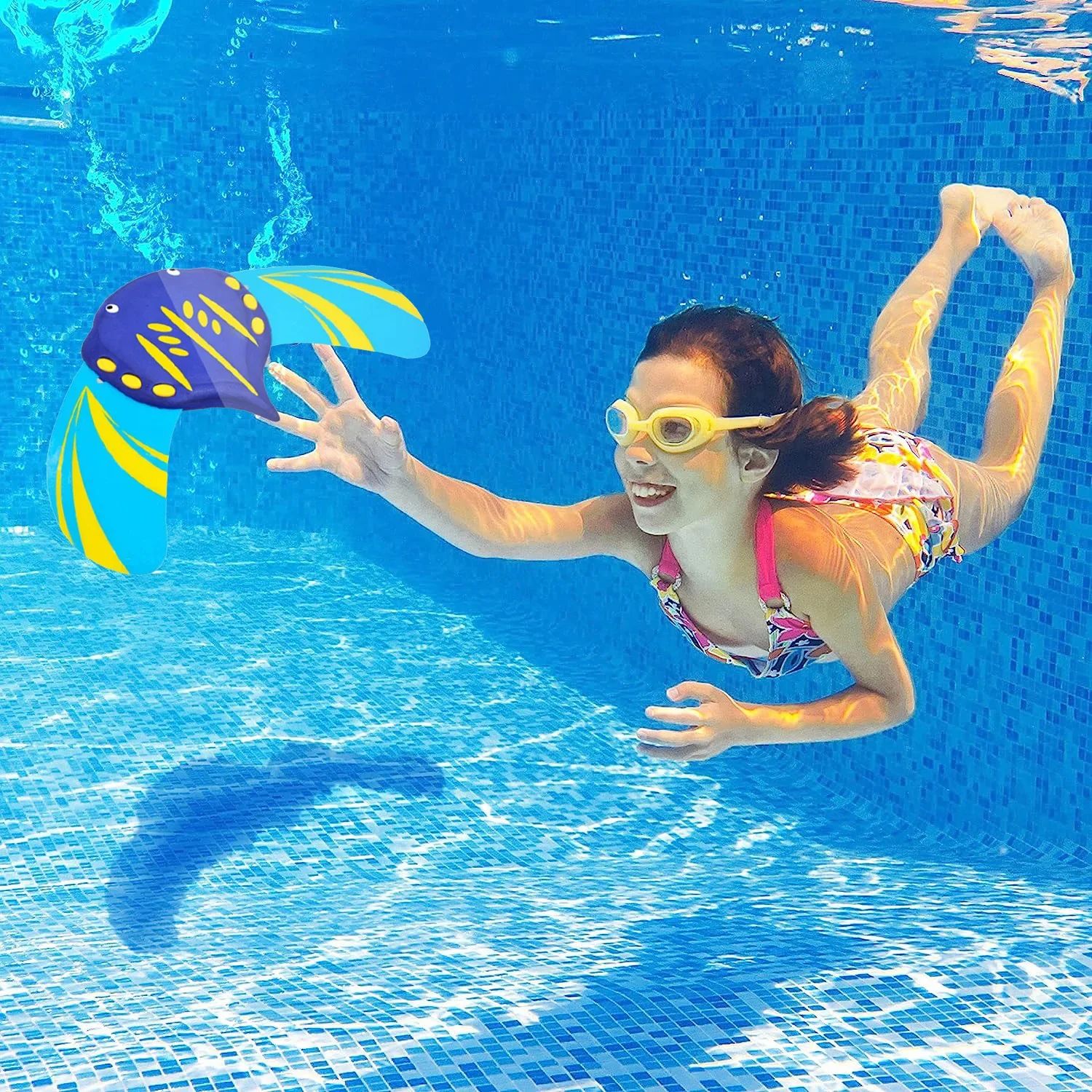 Stingray Underwater Glider Swimming Pool Diving Toys Adjusta