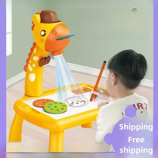 Children's deer projector drawing board baby multi-functiona