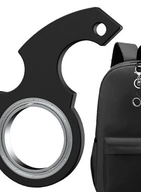 Kid Fingertip Spinning Keyring Spinner Sress Toy Metal Fidge