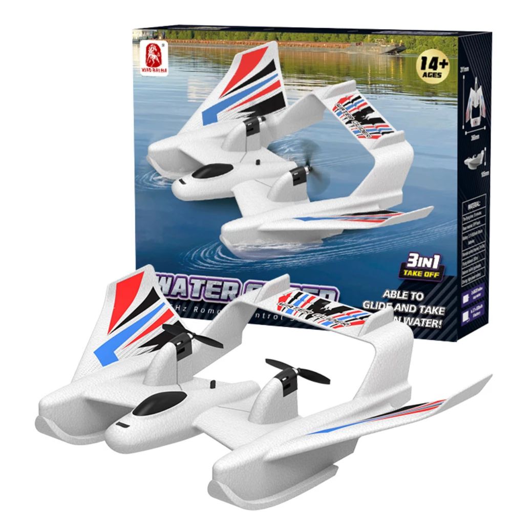 Amphibious Waterproof Gyro Stabilized RC Plane Boat EPP Foam