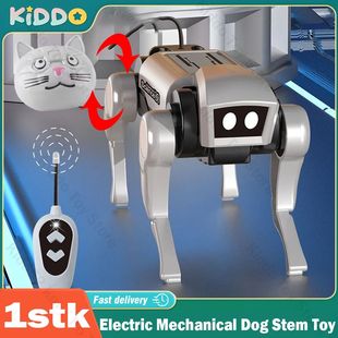 Electric Mechanical Dog RC Robot Solar Children Educational