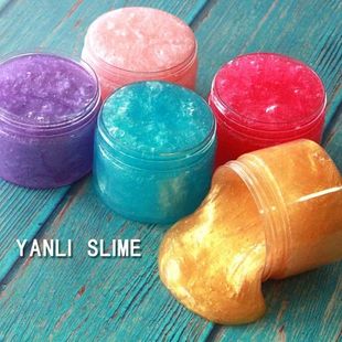 Slime Charm Set for Kid New Pearl Sparkling Fairy Air Crysta