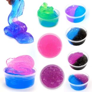 Beautiful Color Mixing Cloud Slime Putty Scented Anti Sress