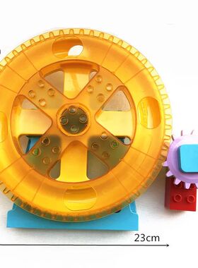 Marble Run Whaterwheel Coaster Circulation Gear Wheel Creati