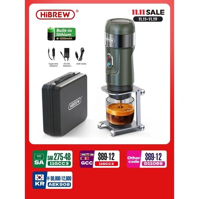 HiBREW Wireless Electric Portable Espresso Coffee Machine fo