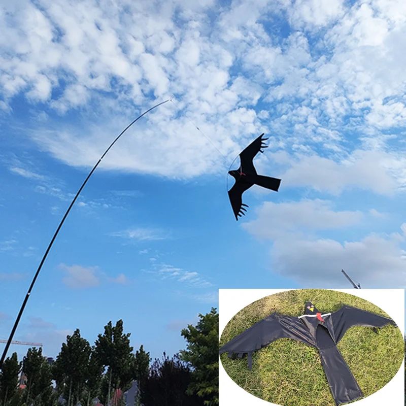 Outdoor Toys 47 Inch  Bird Scaring  Eagle Kite Good Flying F