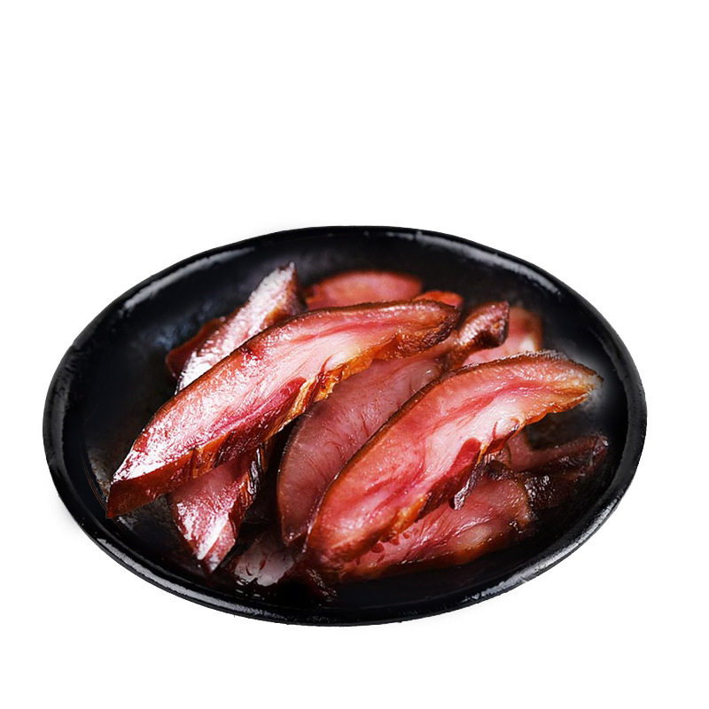 湖南桃花冲腊猪脸湘西土特产柴火烟熏猪头肉猪嘴腊肉腌肉150g包邮