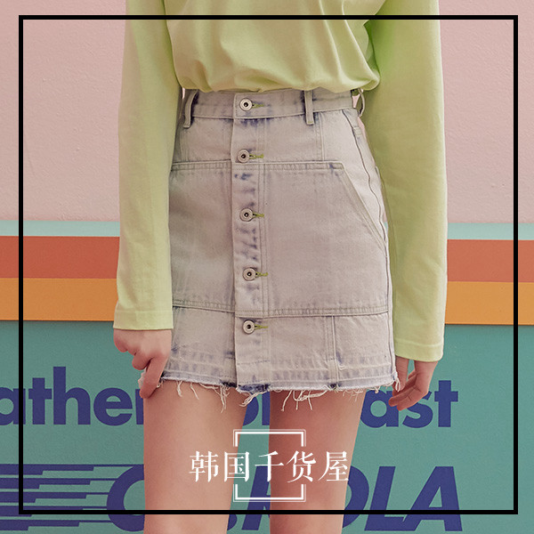 韩国ROLAROLA正品代购韩版时尚单排纽扣高腰修身半身裙短裙女春夏在类目 女装/女士精品, 半身裙中 - 来自Buy2taobao.com提供专业的淘宝代购服务