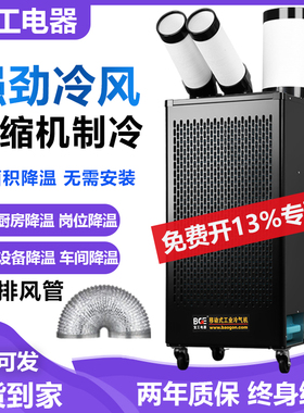 宝工工业冷风机移动空调一体机压缩机制冷厨房降温冷气机商用bgk