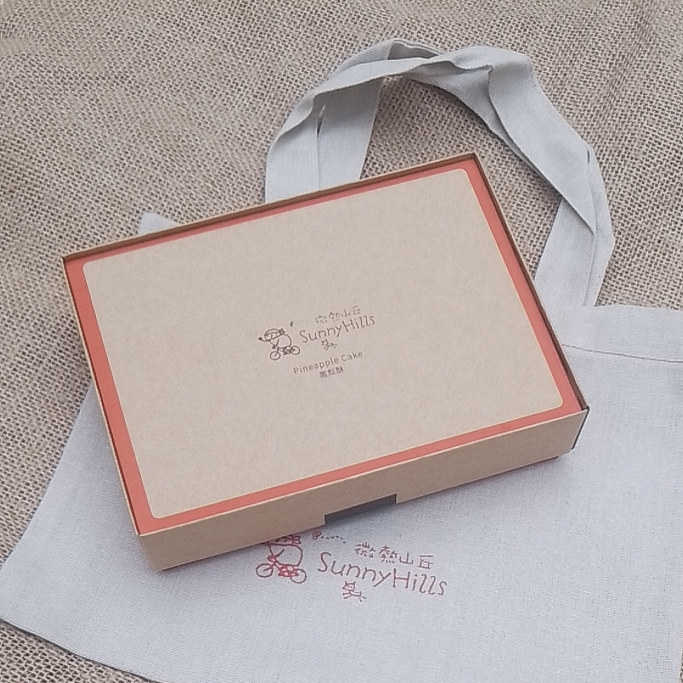 台湾微热山丘凤梨酥布袋春季限定草莓苹果酥有布袋