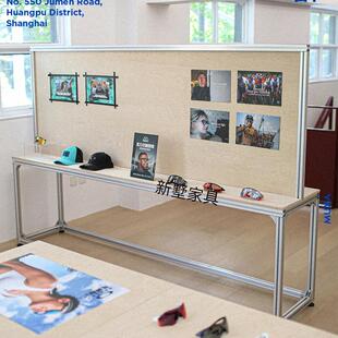 屏风照片墙画报架立式移动支架桦木愿景板公告栏灵感板展示板定制