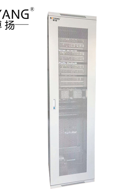 博扬 MDF音频配线总架专用机柜47U适配普天JPX01等保安排测试排