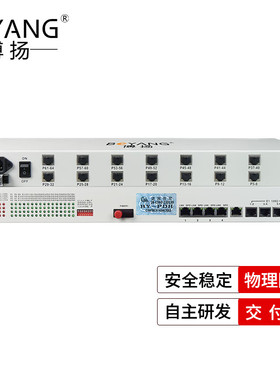 博扬综合业务电话光端机 8路E1+64路电话+4路百兆物理BY-64P8E4Fv