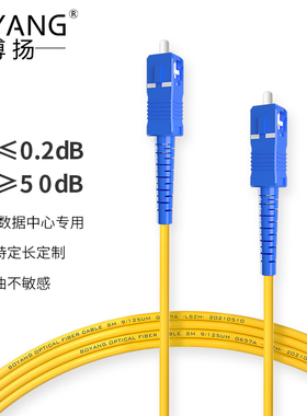 博扬（BOYANG）BY-201S 电信级光纤跳线尾纤 2米SC-SC(UPC)单模