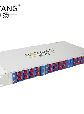 博扬（BOYANG) BY-FC-24 机架式光纤终端盒FC通用型 24口光纤盒
