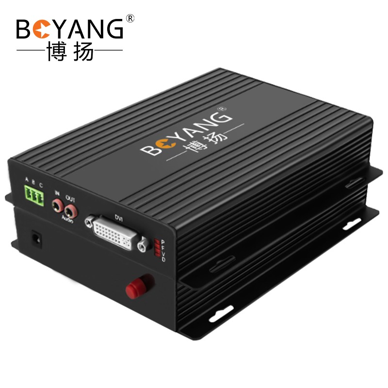 博扬 非压缩全高清DVI视频光端机1路视频+独立双向音频 BY-1DAR