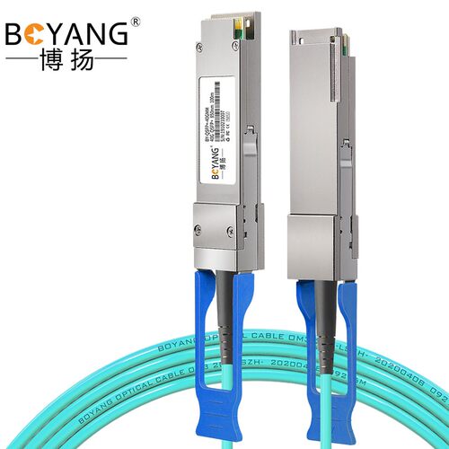 博扬 QSFP+AOC光纤堆叠线缆模块 万兆40G有源直连光缆3米可选用