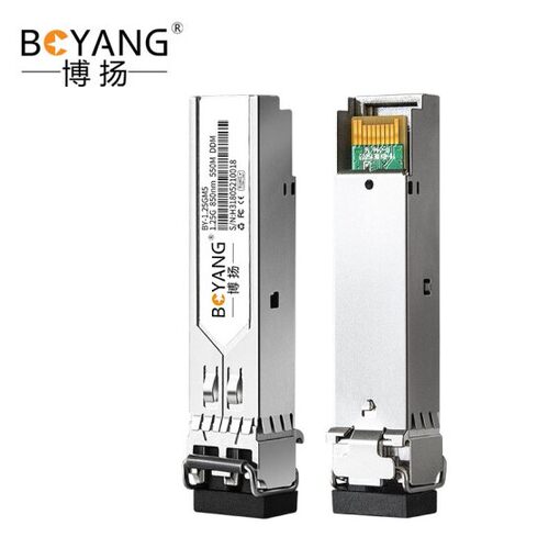 博扬 BY-1.25GM5SFP光模块千兆1.25G多模双纤光纤模块(850nm,550