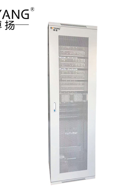 博扬 MDF音频配线总架专用机柜42U适配普天JPX01等保安排测试排