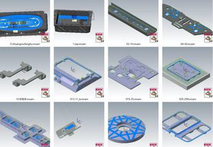 28款-mastercam2022-2025薄壁壳体类/完整刀路图档上机刀路图档