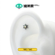 CC猪弟家 高抛光钛合金耳钉耳骨耳窝钉内螺纹饰品 六芒星 16G 18G