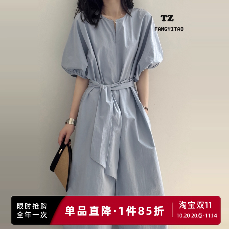 原版实拍！法式休闲廓形连衣裙夏
