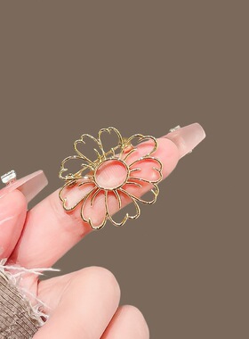 镂空太阳花朵胸针女2026新款简约