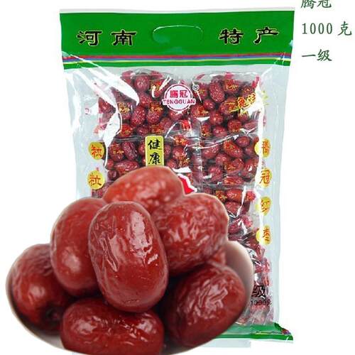 腾冠河南特产一级健康红枣