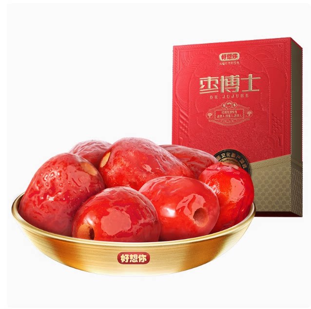 门店同款好想你红枣专卖店正品枣博士礼盒430克无核即食红枣礼品