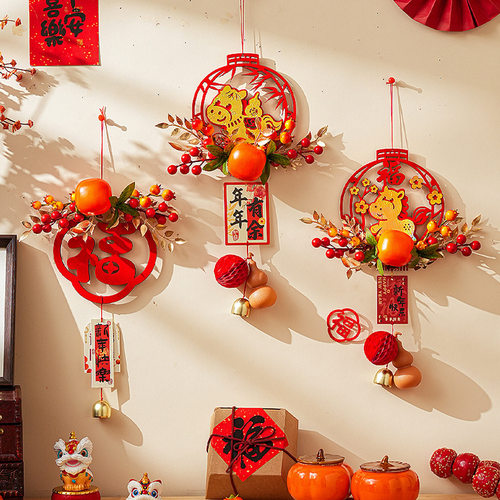 2026马年春节装饰挂件入户门福字挂饰新年过年中国结门挂布置用品