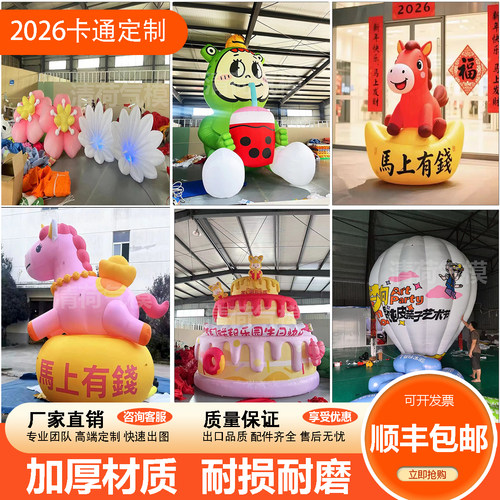 充气花朵气模定制商场美陈装饰