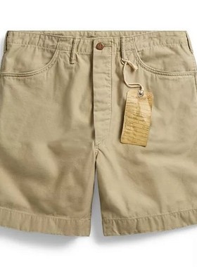 RRL衣酷  2018RRL/Double RL美国复古Straight Fit Cotton Short