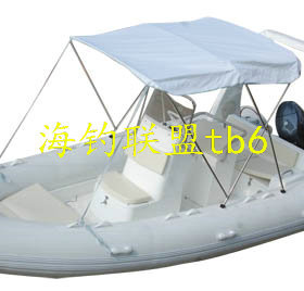 RIB580充气艇橡皮艇 玻璃钢底壳冲锋舟