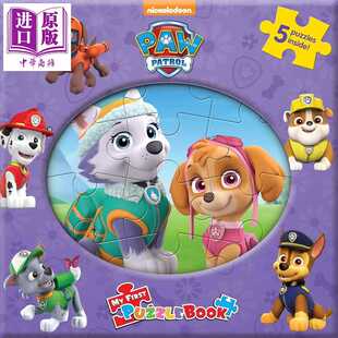 进口原版 *拼拼书 汪汪队2 Nick Paw Patrol Girls My First Puzzle 英文原版 儿童拼图书 绘本图画故事 进口童书    Phidal