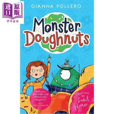 进口原版 *怪兽甜甜圈1 Monster Doughnuts 1 英文原版 儿童文学 插图小说章节故事书 妙趣横生 引人入胜 进口童书   Templar Publ