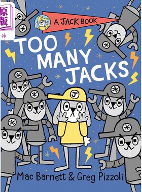 进口原版 *Jack 06 Too Many Jacks 杰克之书6 英文原版 儿童绘本 幽默笑话 Mac Barnett 7-12岁   Random House US