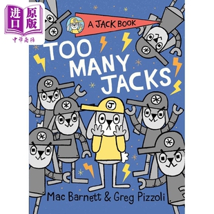 进口原版 *Jack 06 Too Many Jacks 杰克之书6 英文原版 儿童绘本 幽默笑话 Mac Barnett 7-12岁   Random House US
