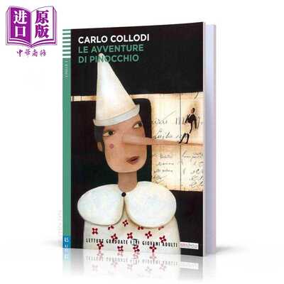 进口原版 *意大利语分级阅读读物 ELI Young Adult Readers Italian A2 Le avventure di Pinocchio 匹诺曹历险记    ELI Publishi