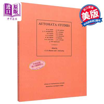 进口原版 *信息论的创始人 克劳德 香农 普林斯顿数学年鉴系列 英文原版 Automata Studies Claude Shannon   Princeton Universit