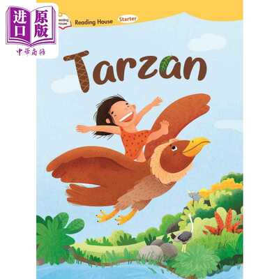 进口原版 *阅读大本营入门：人猿泰山 音乐戏剧读本单书Reading House Starter: Tarzan (Book Only) 分级读物 英文   台湾敦煌书