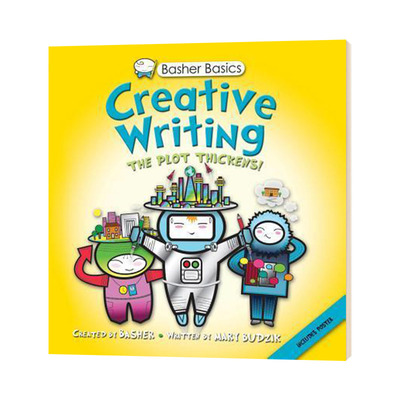 进口原版 好玩的科学书 写作 英文原版 Basher Basics Creative Writing 英语写作指南 英文版 进口原版书籍 西蒙巴什尔