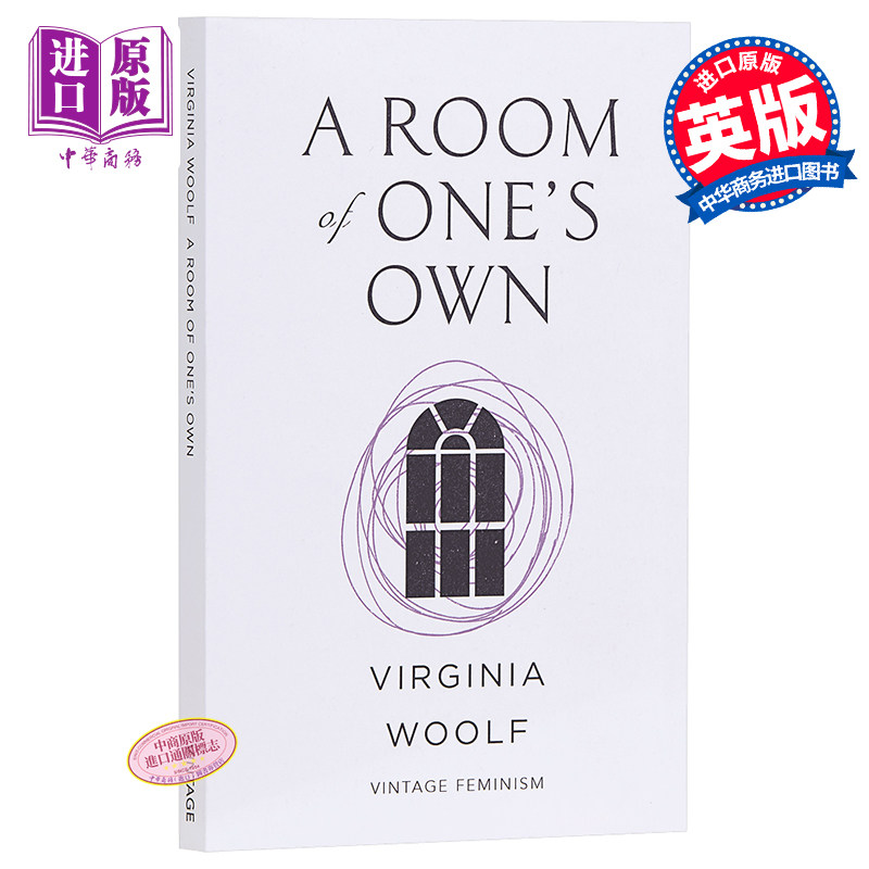 进口原版 中商原版伍尔芙：一间自己的房间（女性主义经典短篇）英文原版A Room of One’s Own (Vintage Feminism Short Editi