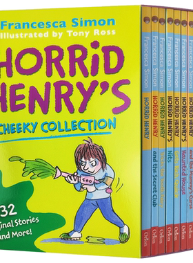 进口原版 淘气包亨利10册套装 Horrid Henry's Cheeky Collection 英文原版 Francesca Simon 英文版儿童小说章节书 进口原版英