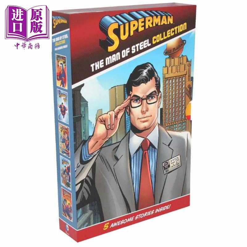 进口原版 *DC漫画 超人 钢铁之躯系列5册套装 Superman The Man of Steel Collection 5 books 英文原版 儿童绘本故 SCHOLASTIC