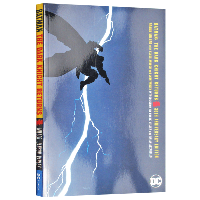 进口原版 蝙蝠侠 黑暗骑士归来 30周年纪念版 英文原版 Batman The Dark Knight Returns 进口美国DC漫画书 30th Anniversary E
